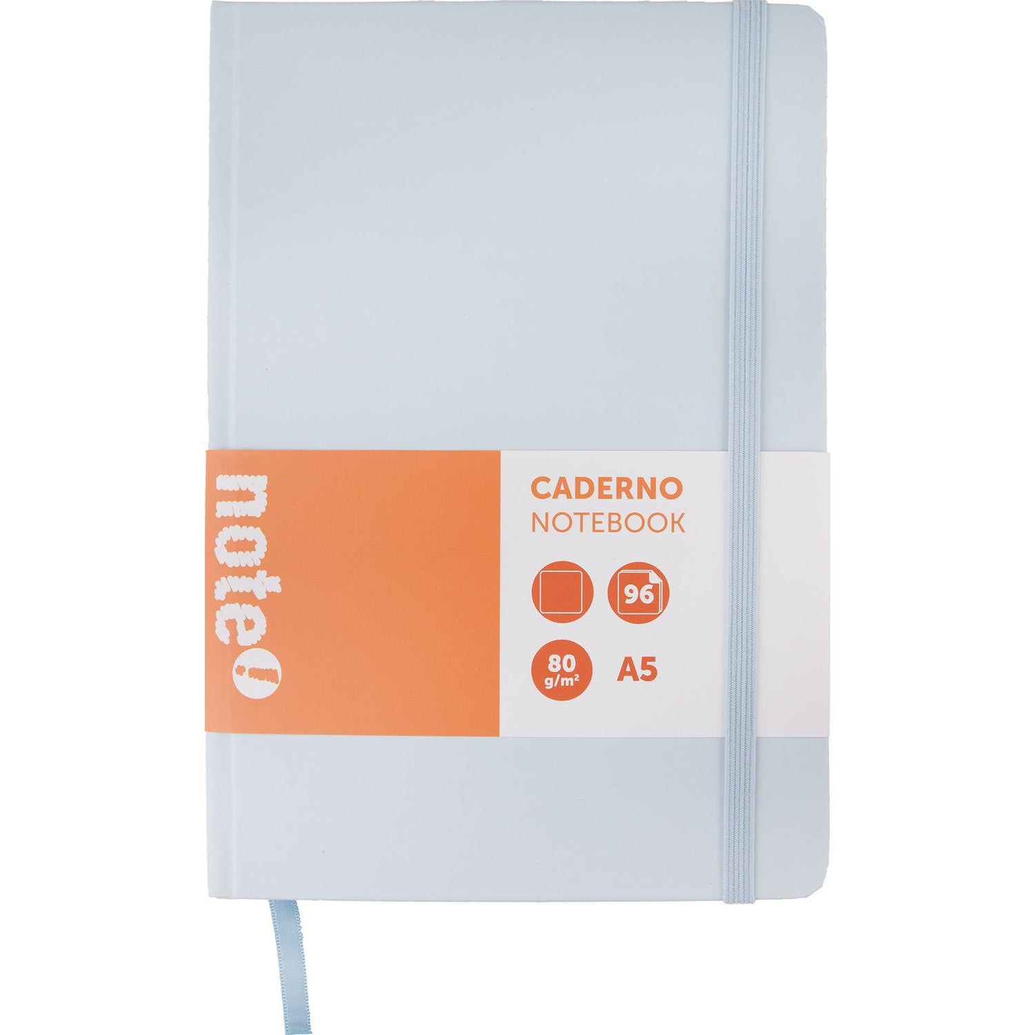 Caderno Agrafado A5 Liso com Elásticos (várias cores) Note!