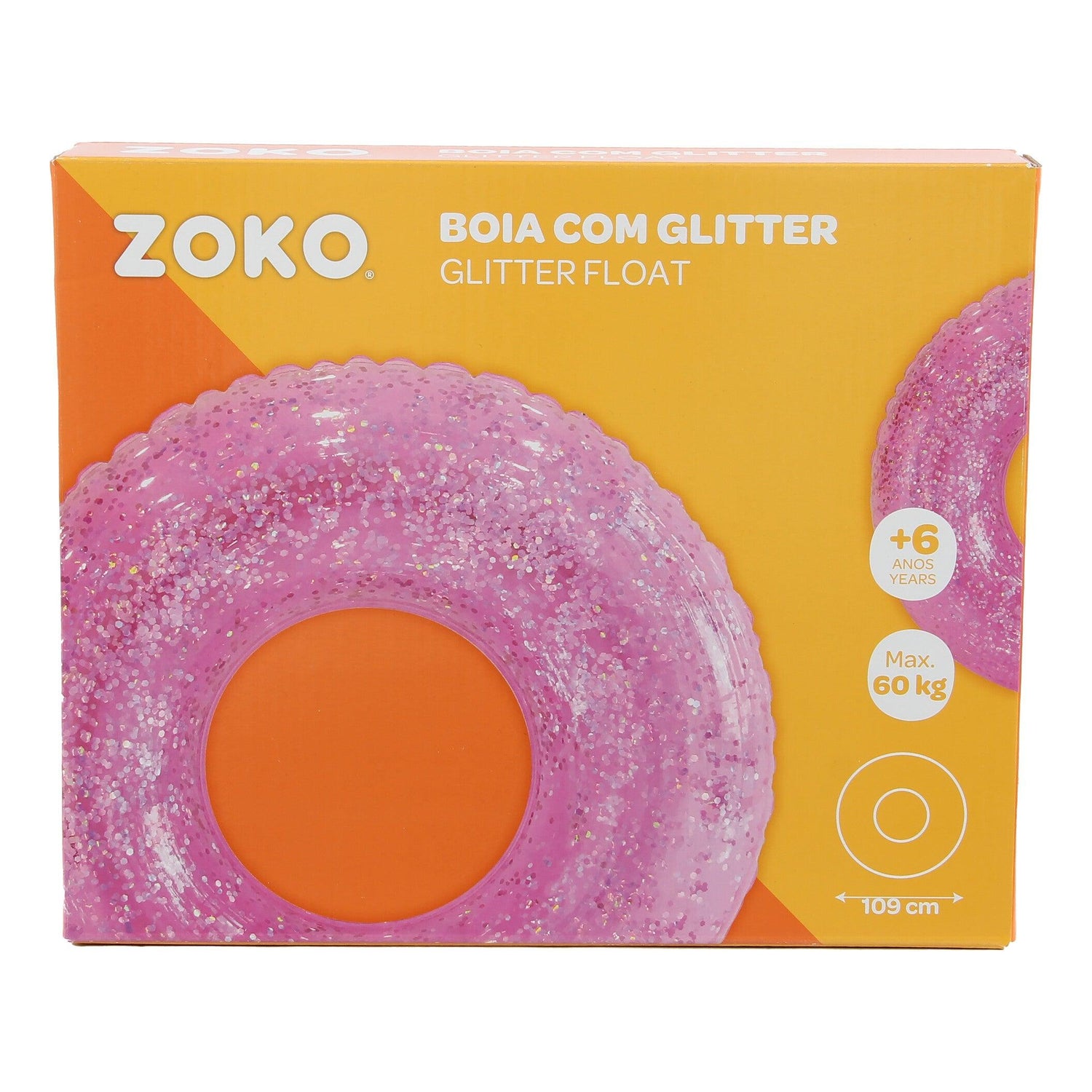 Zoko-Ar Livre - Boia Anel Glitter (109*109*32 Cm)