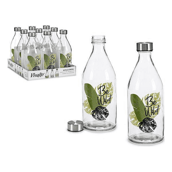 Garrafa 1L Tampa Aço Wild