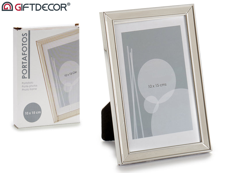 Moldura Fina Aluminio 10X15cm Relevo