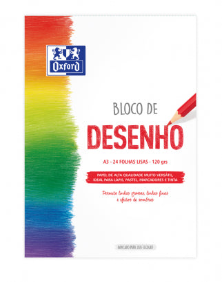 Bloco de Desenho Escolar A3