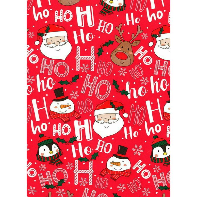 Rolo Papel Embrulho Natal Kids 10Mtx70Cm