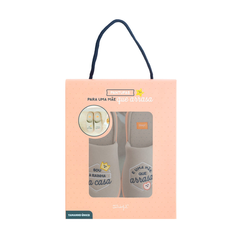 Pantufas Tam. Único Sou Uma Mãe