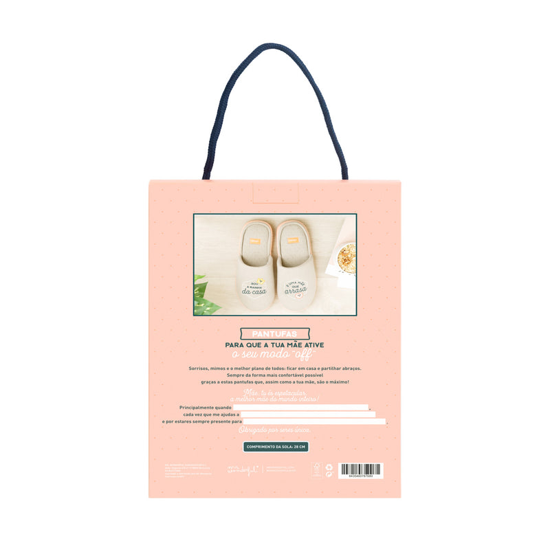 Pantufas Tam. Único Sou Uma Mãe