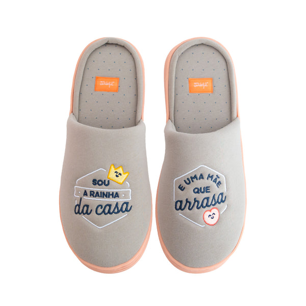 Pantufas Tam. Único Sou Uma Mãe