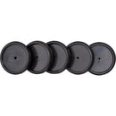 Discos e Elástico para Caderno Inteligente 2,3Cm Preto