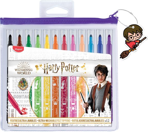 Marcadores de Colorir 12 unidades Harry Potter Maped