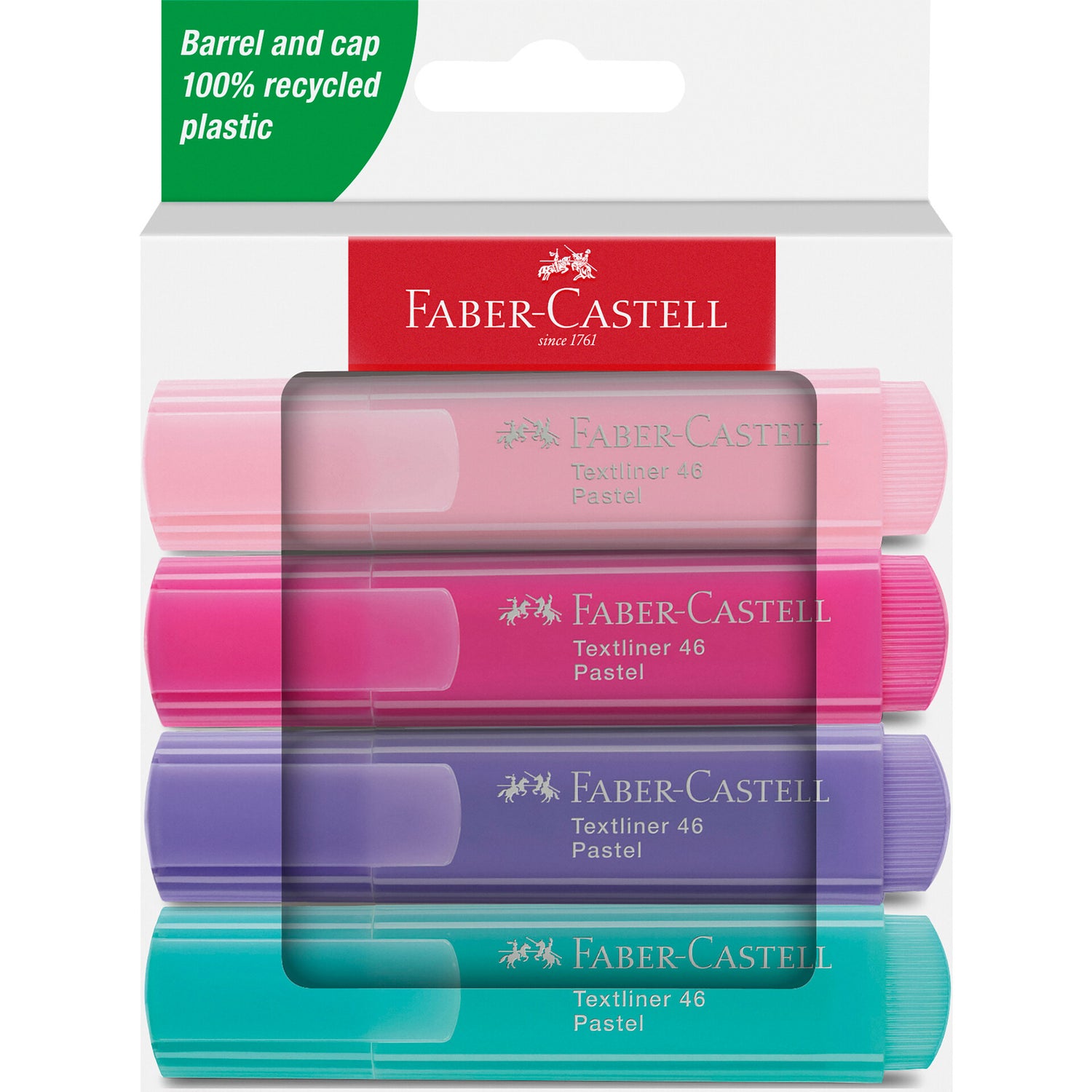Marcador Permanente Textliner Pastel Faber-Castell