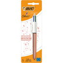 Esferógrafica Com 4Cores Rose Gold Bic