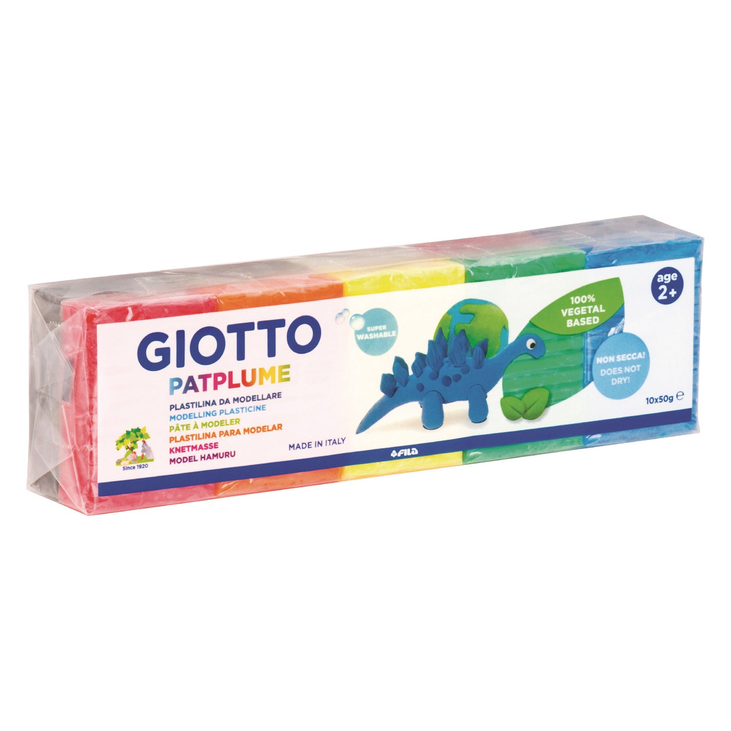 Plasticina Patplume 10 X50 Gramas Giotto