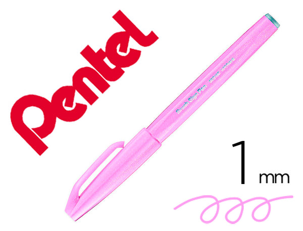 Caneta Pincel Roxo Claro Pentel