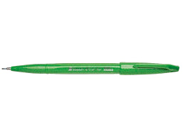 Caneta Pincel Verde Pentel