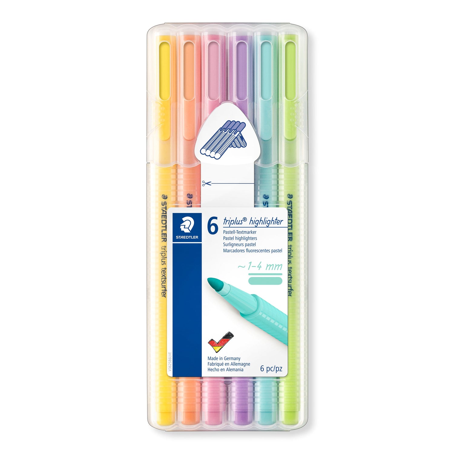 Marcadores de Colorir de Tinta Pastel Fluorescente Staedtler