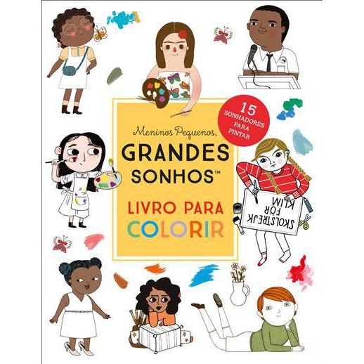 Meninos Pequenos, Grandes Sonhos de M.ª Isabel Sánchez Vegara - Livro para Colorir