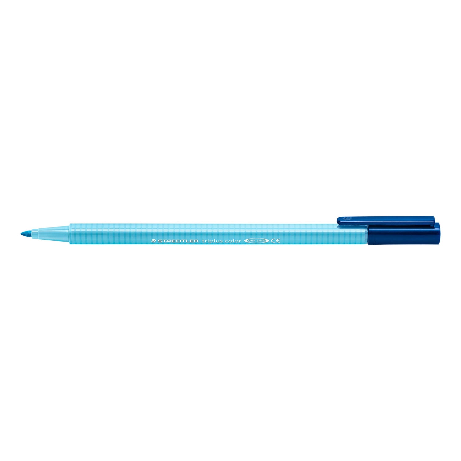 Marcador Ponta Fibra Triplus Azul