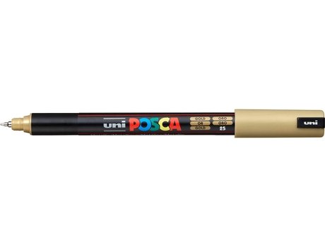 Marcador Posca Pc-1Mr Ouro