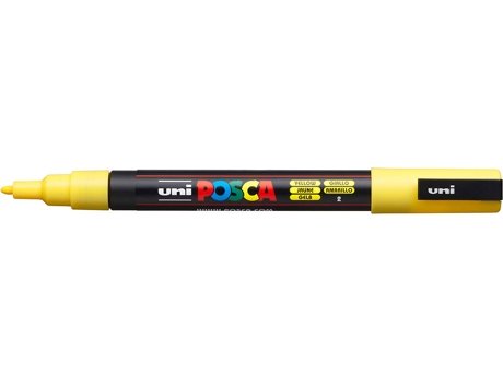 Marcador Posca Pc-3M Amarelo