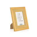 Moldura Dourada com Rebordo Linho 10 X 15cm