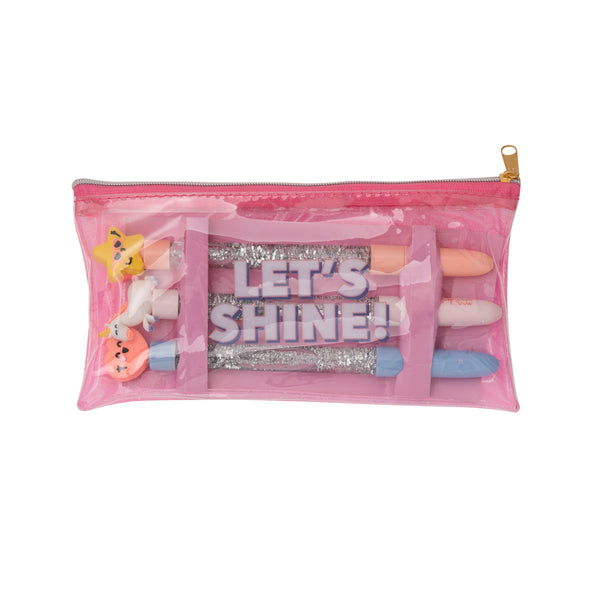 Estojo C/Canetas Glitter Let¿S Shine!