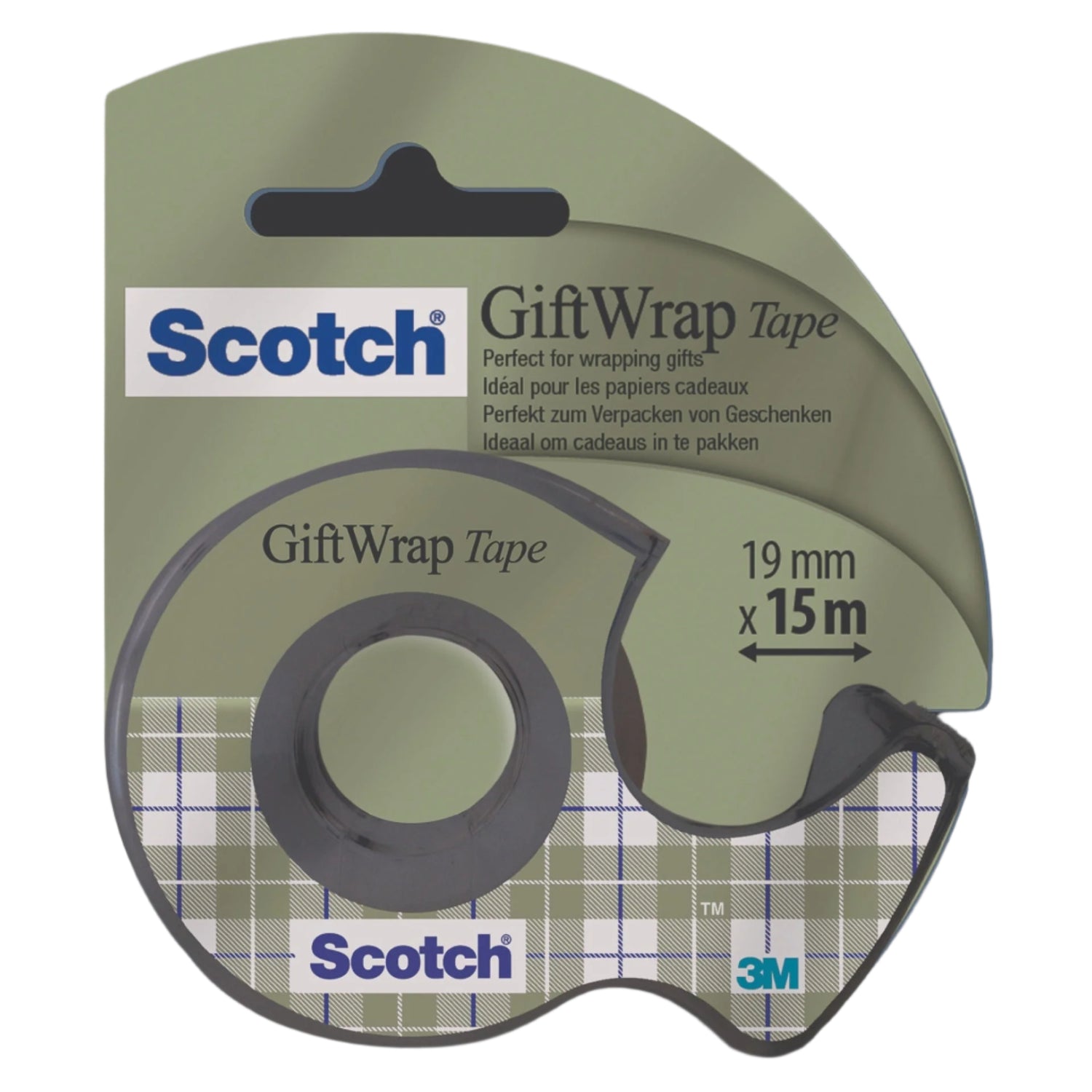 Fita Cola Transparente com Desenho 15m x 19mm Scotch