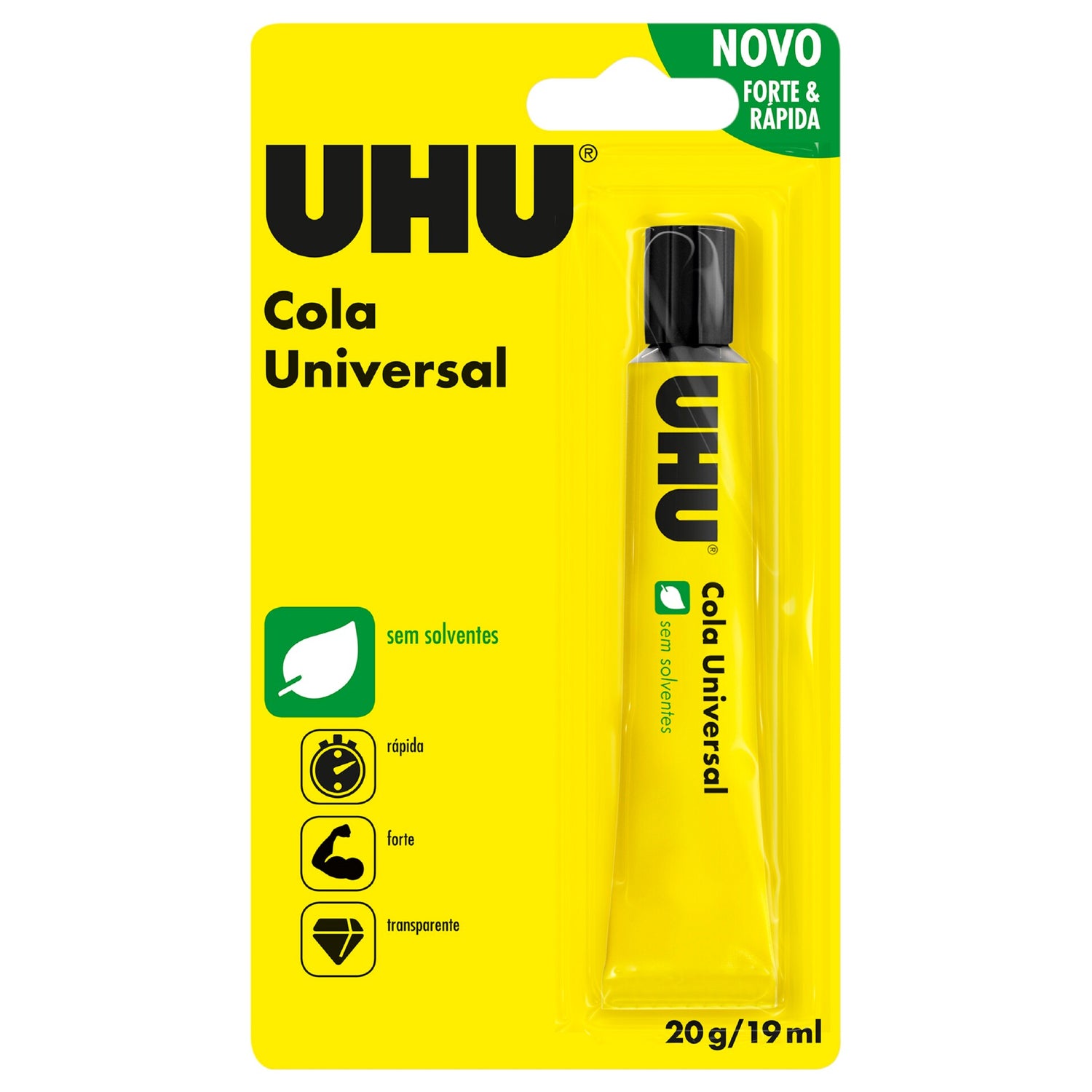 Cola Universal Sem Solventes 20 G/ 19 Mililitros Uhu