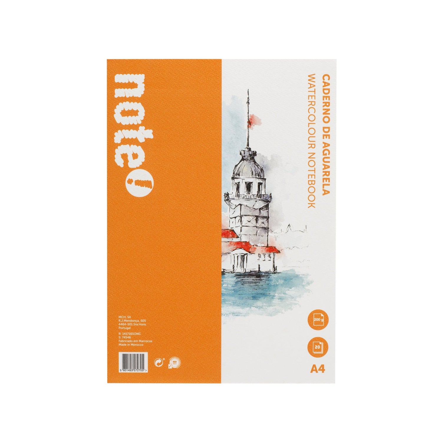 Caderno de Aguarela A4 Note!