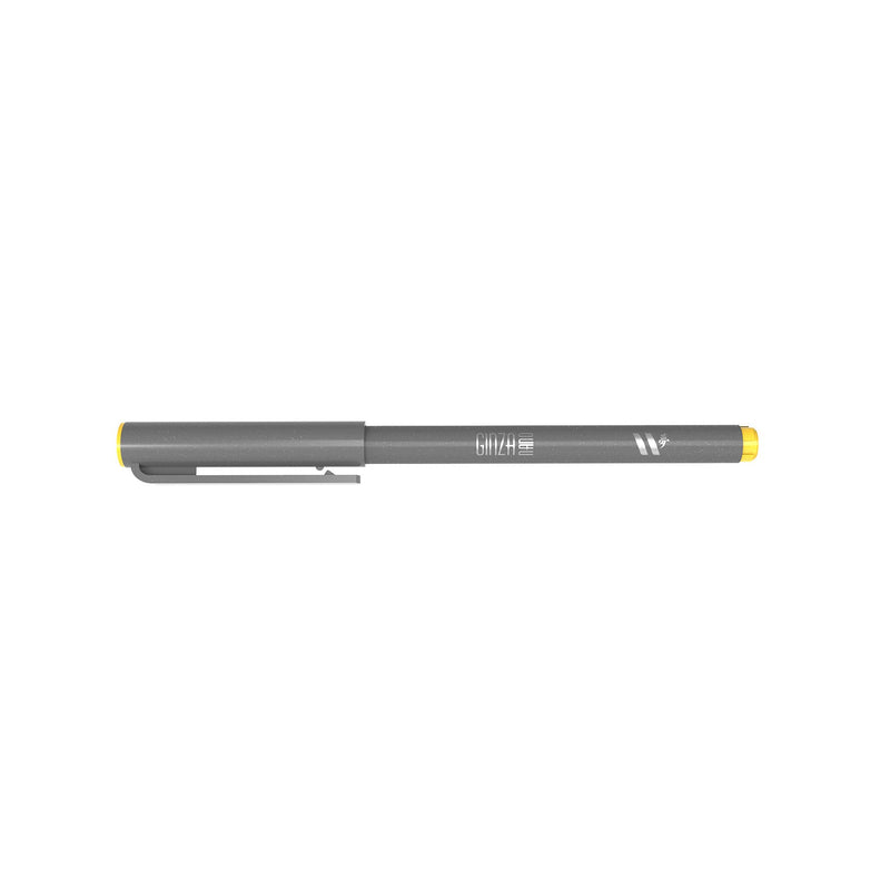 Marcador Ginza Nano Brush Pen Amarelo Girassol