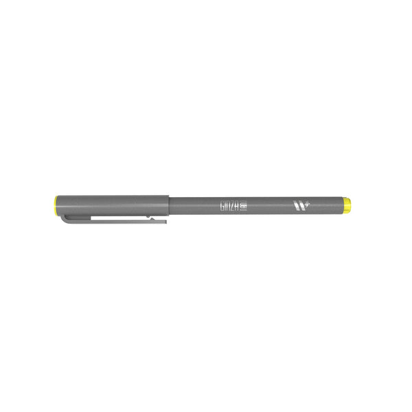 Marcador Ginza Nano Brush Pen Amarelo