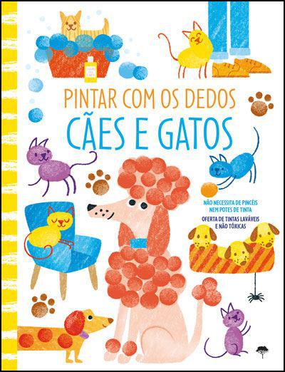 Pintar com os Dedos - Cães e Gatos