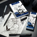 Marcador Pitt Pen Manga Xs/M/Sc/Sb Preto 4 Unidades