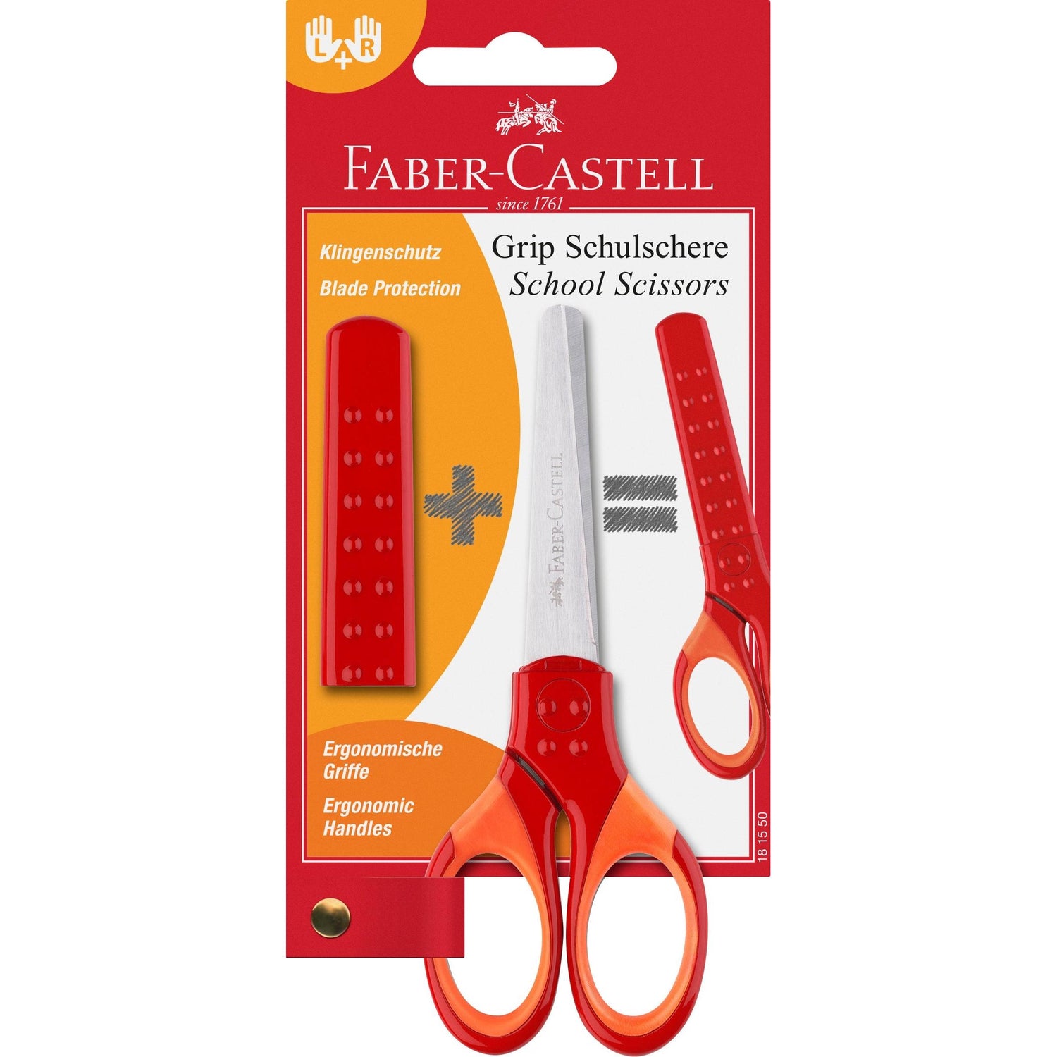 Tesoura Escolar 14cm Faber-Castell