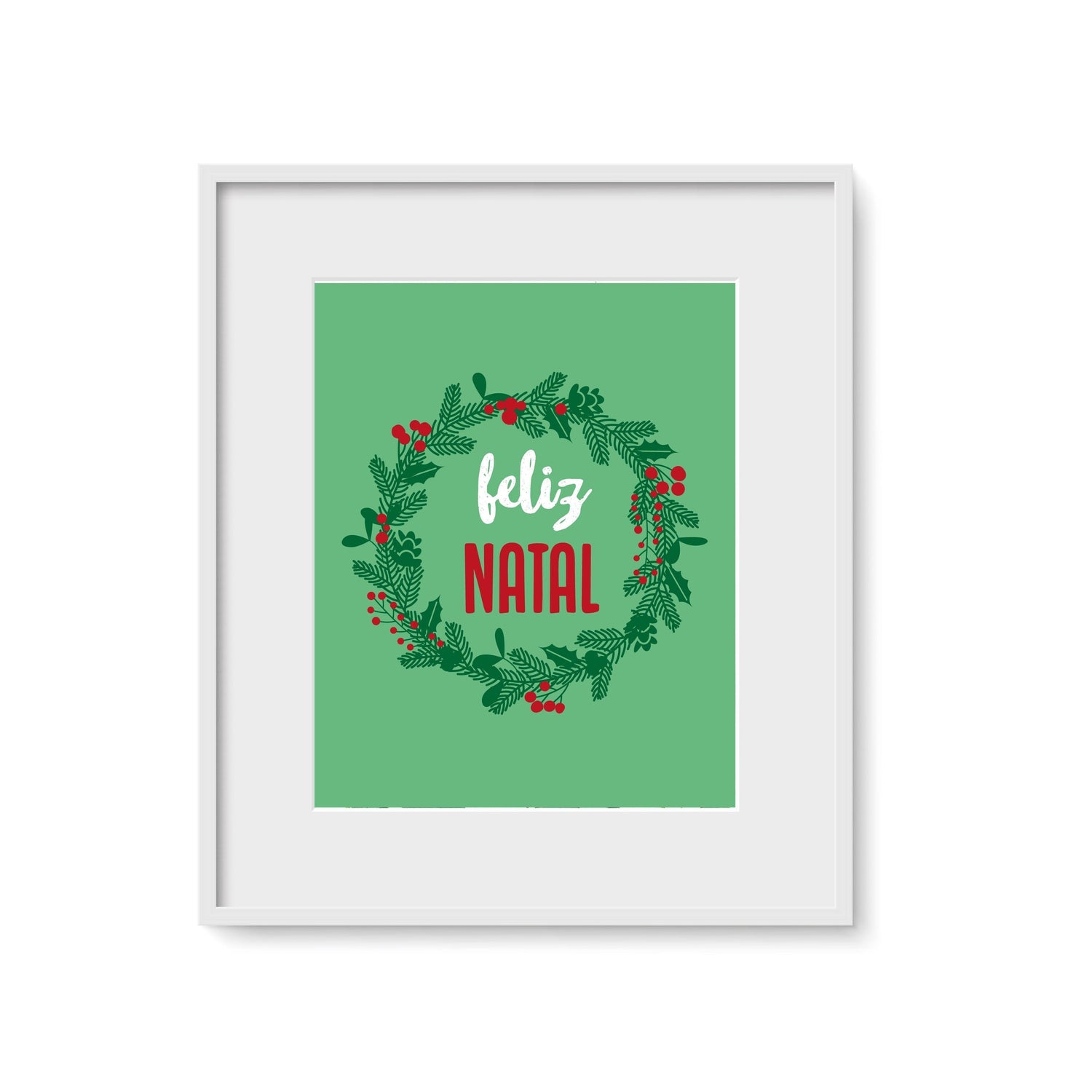 Facepaper "Feliz Natal"