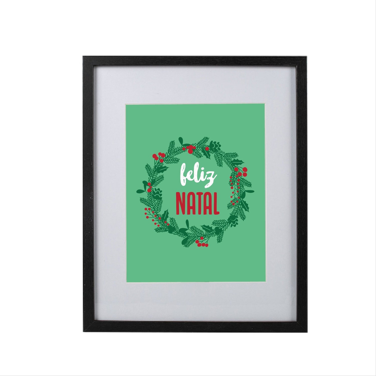 Facepaper "Feliz Natal"