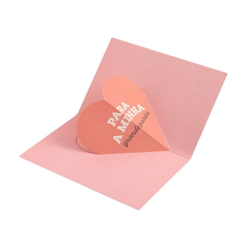 Postal - Um Grande Chi-Coração Para A Minha Grande Paixão