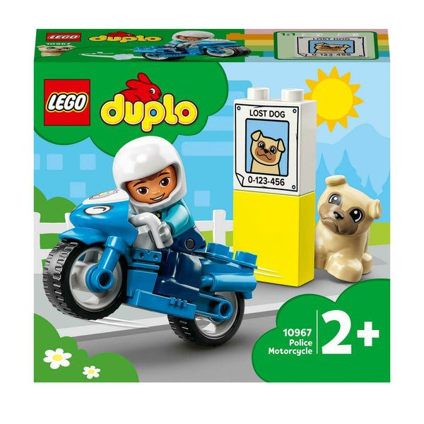 Mota Da Polícia Lego-Duplo