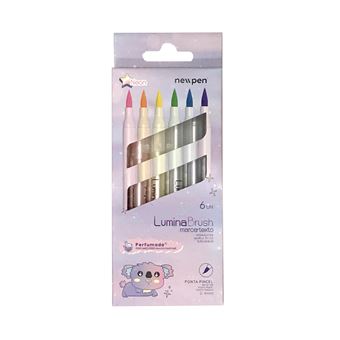 Marcador Lumina Brancoush 2-4Mm T.Perf Neon 6Un