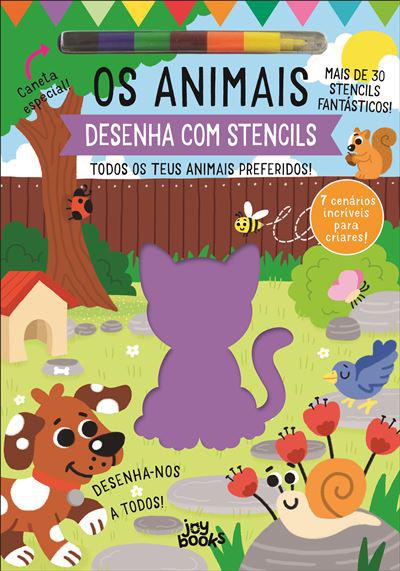 Os Animais de Stephanie Evans - Desenha com Stencils Todos os Teus Animais Preferidos!