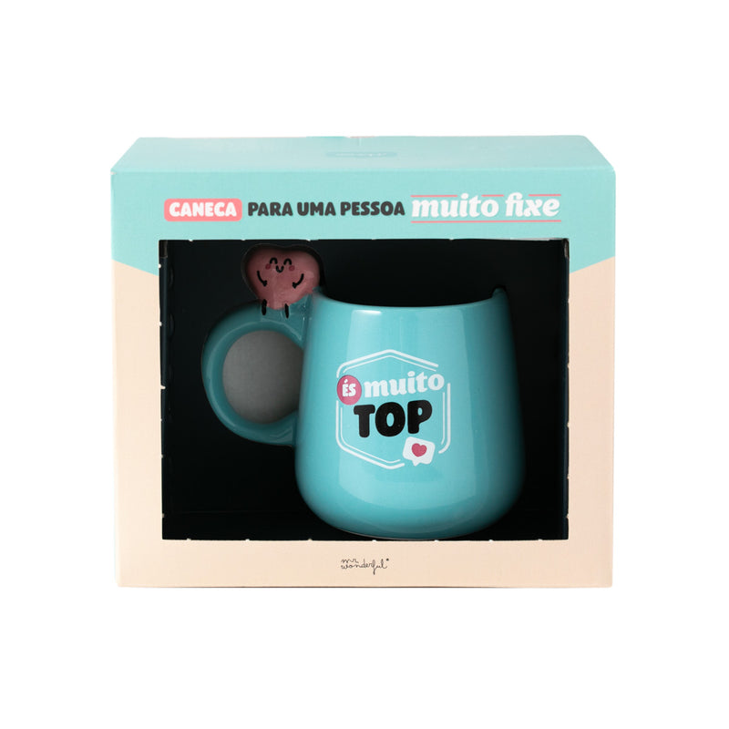 Caneca Coração - És Muito Top