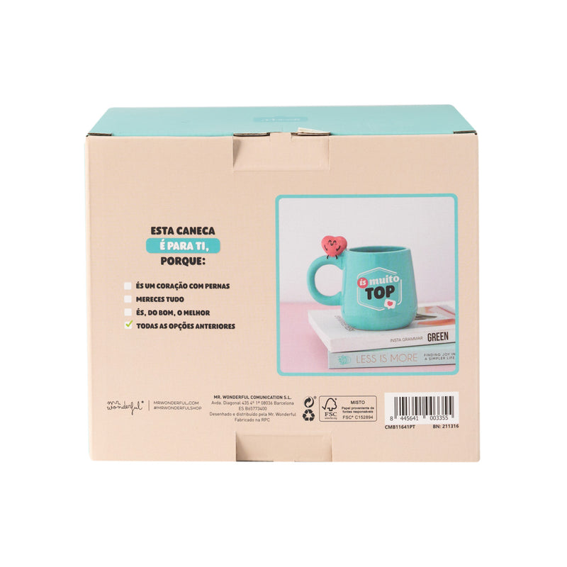 Caneca Coração - És Muito Top