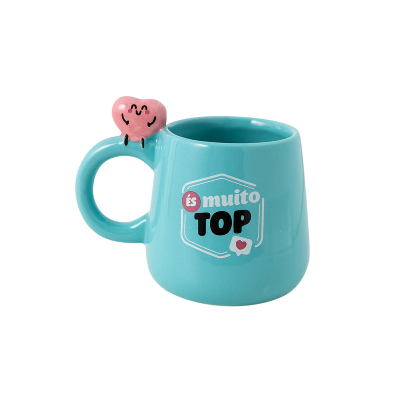 Caneca Coração - És Muito Top