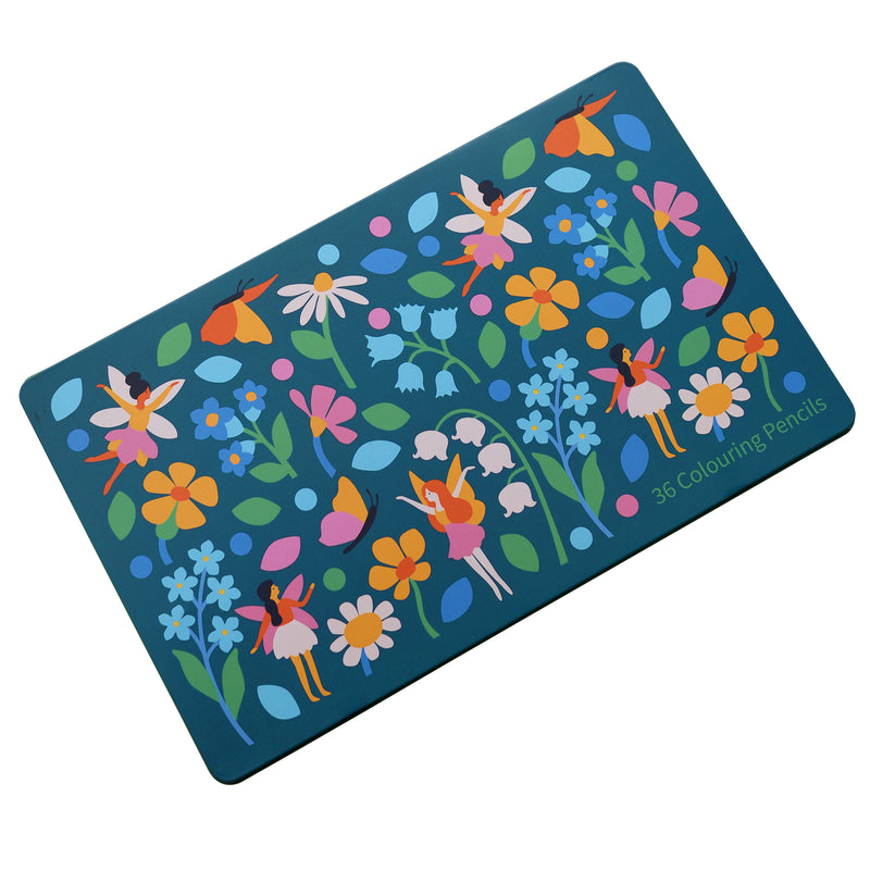 Conjunto 36 Lápis Cor - Fairies In The Garde
