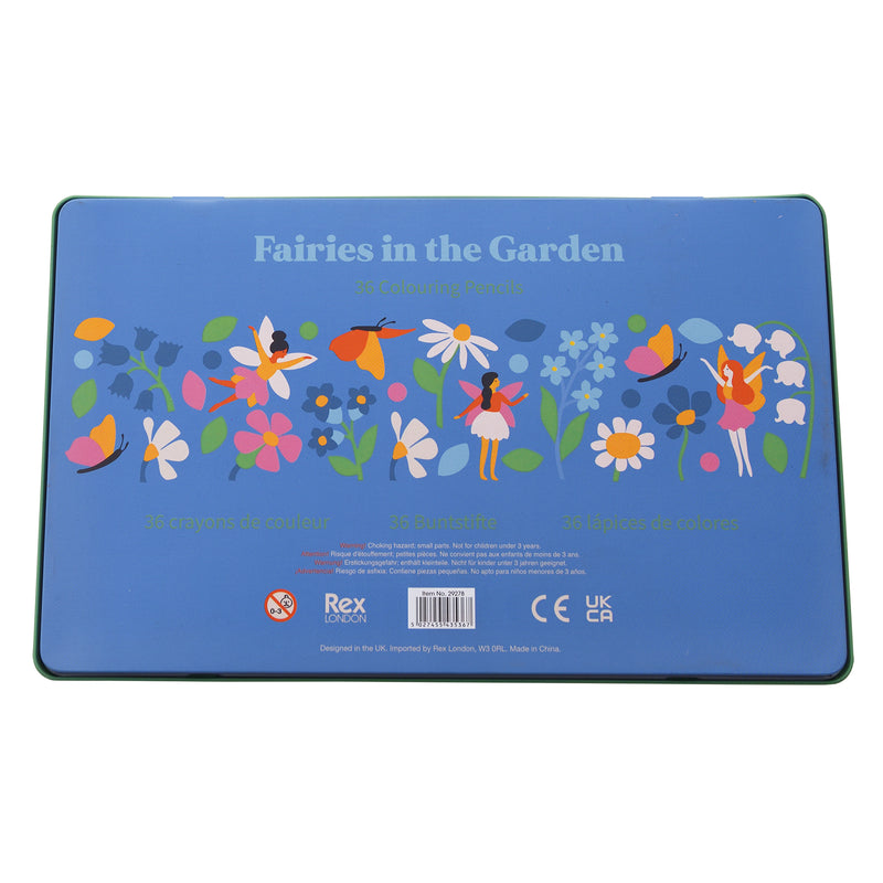 Conjunto 36 Lápis Cor - Fairies In The Garde