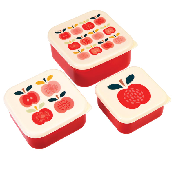 Conjunto 3 Caixa Lanche - Vintage Apple