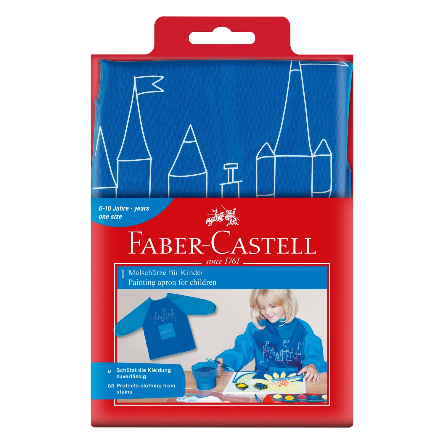 Bata de Pintura Criança Azul Faber-Castell