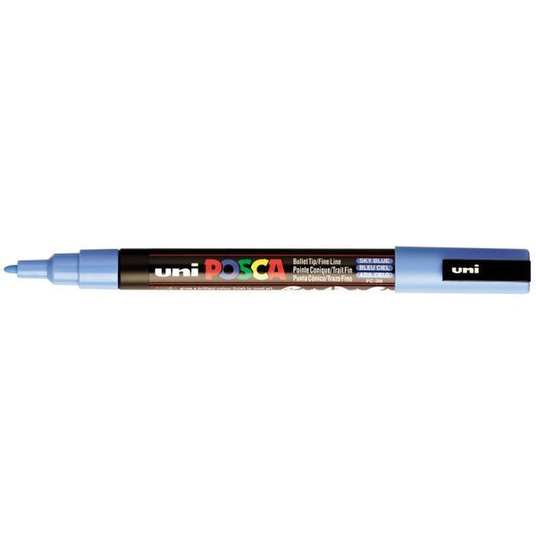 Marcador Posca Pc-3M Azul Céu