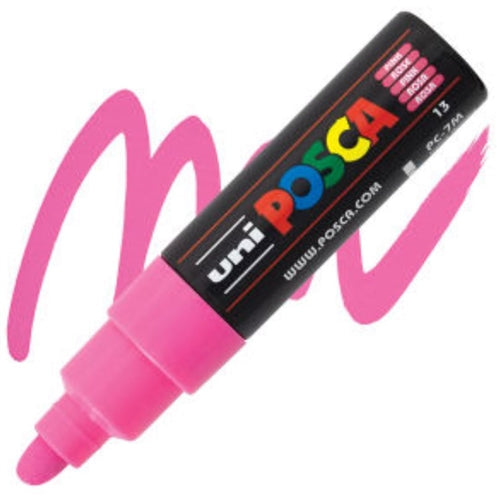 Marcador Posca Pc-7M Rosa