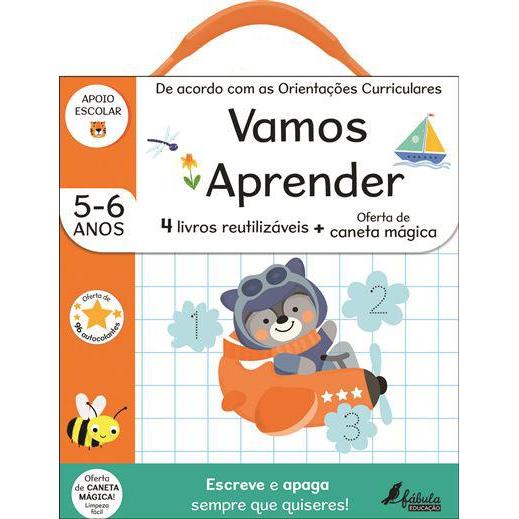 Vamos Aprender 5-6 Anos  de Moira Butterfield   Escreve e Apaga Sempre que Quiseres