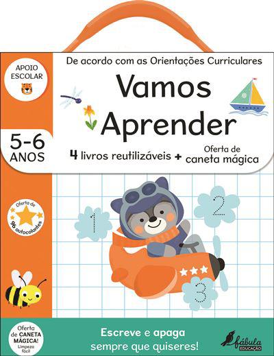 Vamos Aprender 5-6 Anos  de Moira Butterfield   Escreve e Apaga Sempre que Quiseres