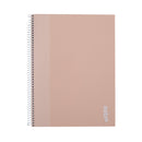 Caderno Espiral A4 Capa Dura Pautado 100 folhas Pastel