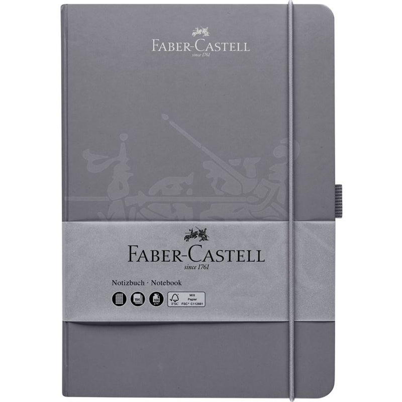 Caderno Gift A5 Com Elástico Roller Ink Cinza